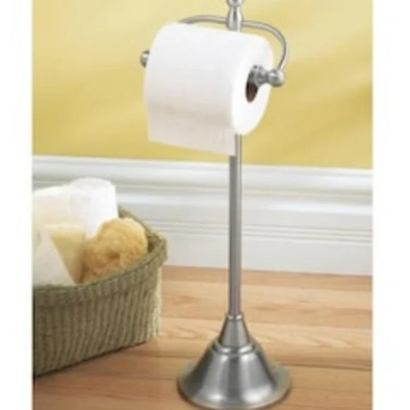 Moen Edge Stone Toilettenpapierhalter – Gebürstetes Nickel, Wandmontiert, Mit Pro-Fit Montagesystem